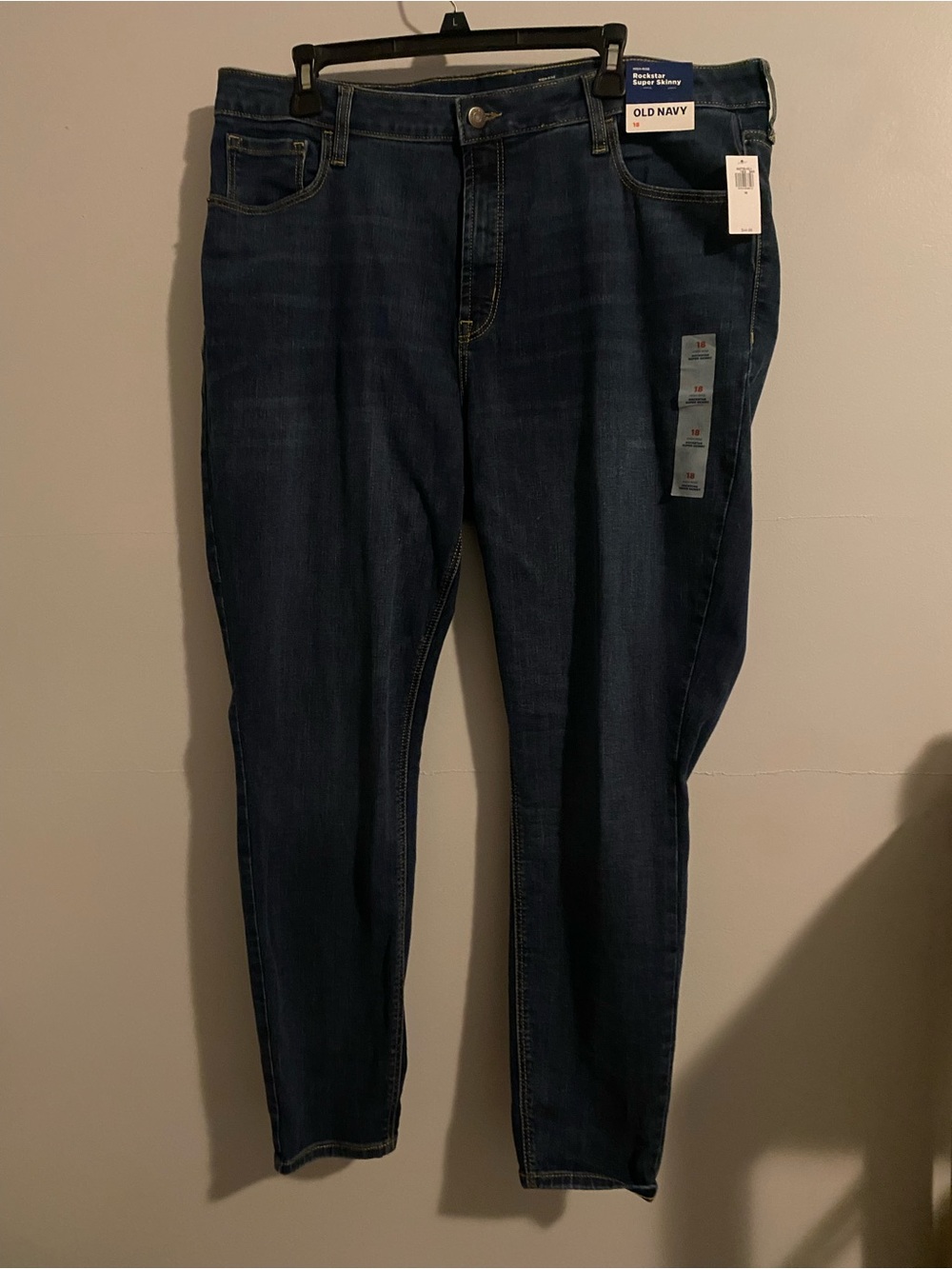 Old Navy Women’s Dark Blue Slim Straight Jeans
